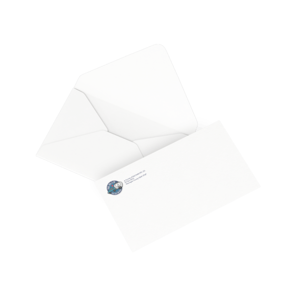 Open envelope with NASA logo on sealed flap