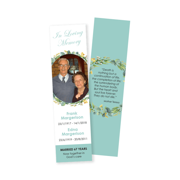 funeral cards