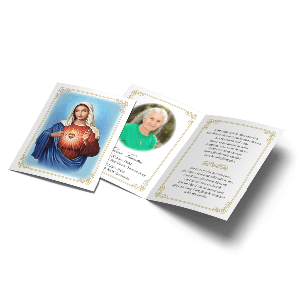 funeral cards